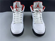 Nike Air​ Jordan 5 Retro Fire Red Silver Tongue DA1911-102 - 6