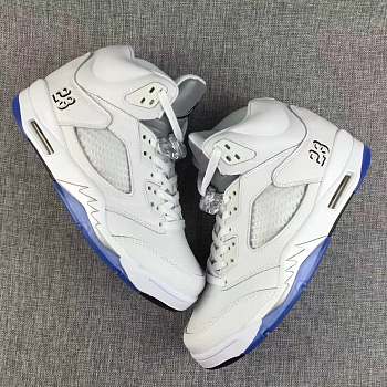 Nike Air​ Jordan 5 Retro Metallic White 136027-130