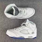 Nike Air​ Jordan 5 Retro Metallic White 136027-130 - 2