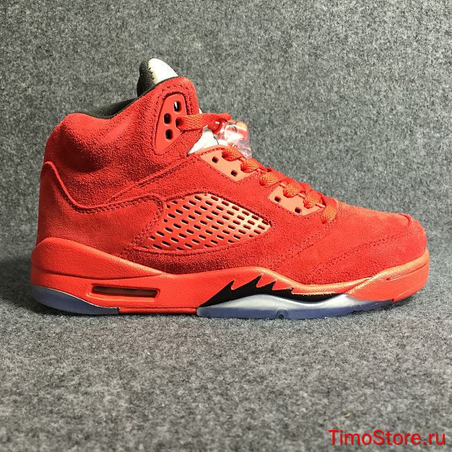 Nike Air​ Jordan 5 Retro Red Suede 136027-602 - 1