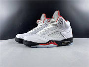Nike Air​ Jordan 5 Retro Fire Red Silver Tongue DA1911-102 - 2