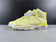 Nike Air​ Jordan 6 Retro Dynamic Yellow Floral 543390-800 - 5