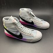 Nike Blazer Mid Off-White Wolf Grey Serena 