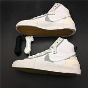 Nike Blazer Mid sacai White Grey BV0072-100 - 5