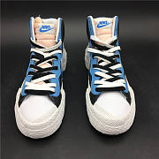 Nike Blazer Mid sacai White Black Legend Blue BV0072-001 - 6