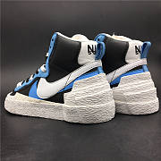 Nike Blazer Mid sacai White Black Legend Blue BV0072-001 - 5