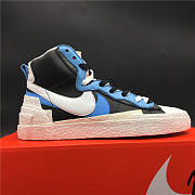 Nike Blazer Mid sacai White Black Legend Blue BV0072-001 - 4