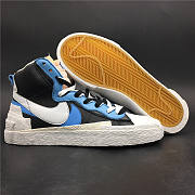 Nike Blazer Mid sacai White Black Legend Blue BV0072-001 - 3