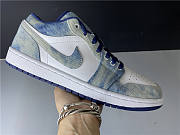 Nike Air Jordan 1 Low Washed Denim CZ8455-100 - 1