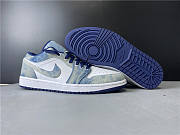 Nike Air Jordan 1 Low Washed Denim CZ8455-100 - 3