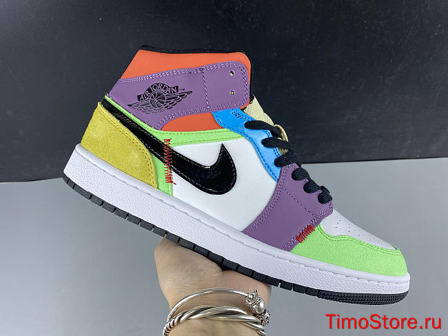 Nike Air Jordan 1 Mid SE Multi-Color CW1140-100 - 1