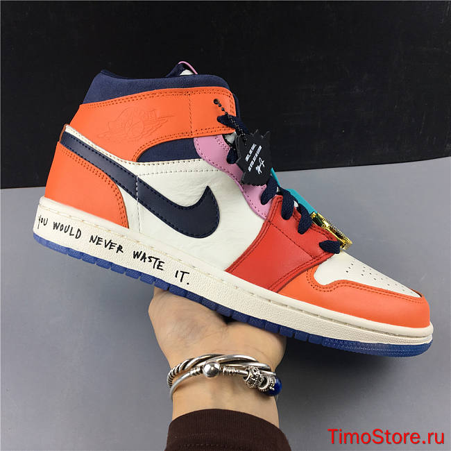 Nike Air Jordan 1 Mid SE Fearless Melody Ehsani CQ7629-100 - 1