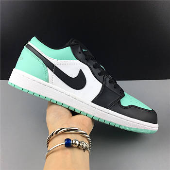 Nike Air Jordan 1 Low Emerald Toe 553558-117 