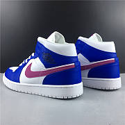 Nike Air Jordan 1 Mid Hyper Royal Hyper Violet 554724-451  - 4