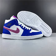 Nike Air Jordan 1 Mid Hyper Royal Hyper Violet 554724-451  - 5