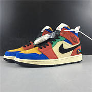 Nike Air Jordan 1 Mid SE Fearless Blue the Great CU2805-100  - 4