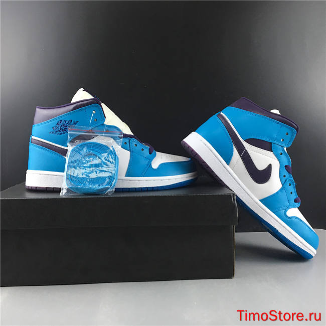 Nike Air Jordan 1 Mid Hornets 554724-415 - 1
