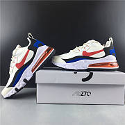 Nike Air Max 270 React Bauhaus White BLue Red AQ9087-105 - 4
