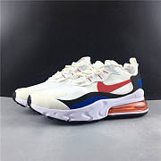 Nike Air Max 270 React Bauhaus White BLue Red AQ9087-105 - 3