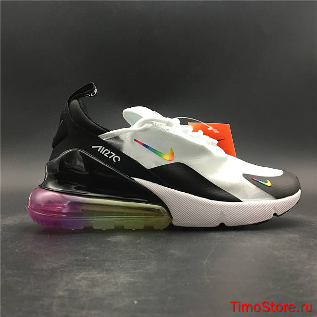 Nike Air Max 270 White Black Rainbow AQ8050-101 - 1