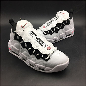 Nike Air More Money White Black Coral Chalk AJ2998-101