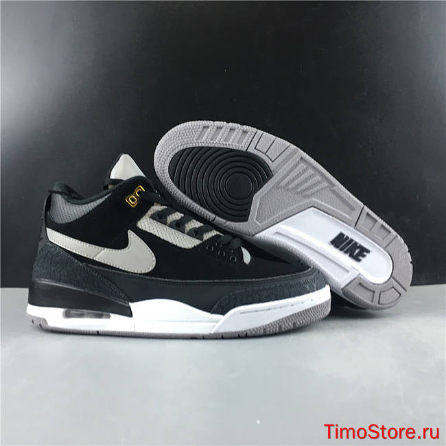 Nike Air Jordan 3 Retro Tinker Black Cement Gold CK4348-007 - 1