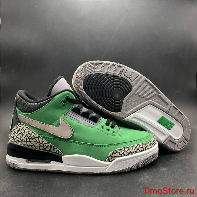 Nike Air Jordan 3 Retro Tinker Oregon Ducks PE AJ3 867493 - 1
