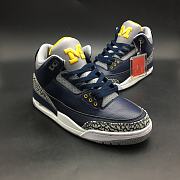 Nike Air Jordan 3 Retro Michigan PE AJ3 820064 - 2