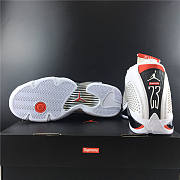 Nike Air Jordan 14 Retro Supreme White BV7630-106 - 5
