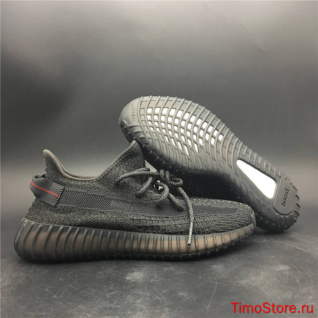 Adidas Yeezy Boost 350 V2 Static Black (Reflective) FU9007 - 1