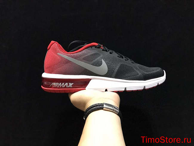 Air Max Sequent Black University Red 719912-008 - 1