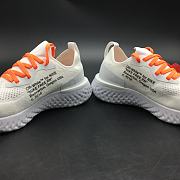 Nike Epic React Flyknit X Off White White AQ0070 100 - 3