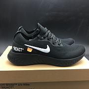 Nike Epic React Flyknit X Off White Black - 6