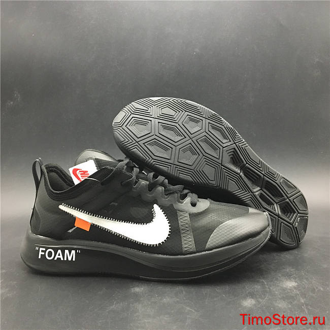 Nike Zoom Fly Off-White Black Silver AJ4588-001 - 1