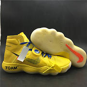 Off-White X Nike React Hyperdunk 2017 Flyknit Yellow AJ4578-700 - 1