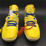 Off-White X Nike React Hyperdunk 2017 Flyknit Yellow AJ4578-700 - 5