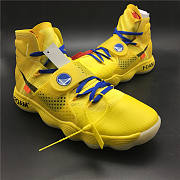 Off-White X Nike React Hyperdunk 2017 Flyknit Yellow AJ4578-700 - 4