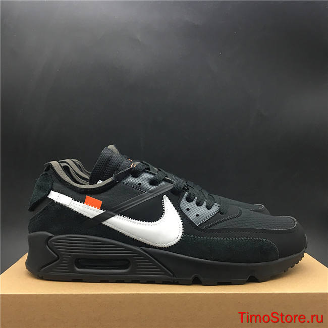 Nike Air Max 90 OFF-WHITE Black AA7293-001 - 1