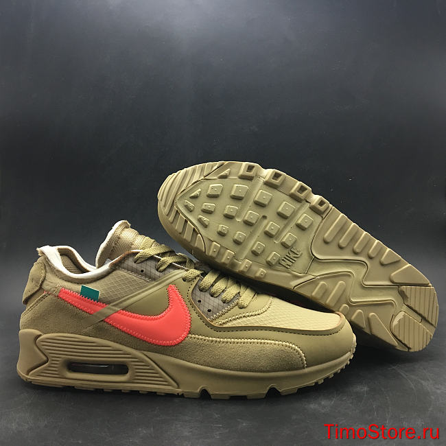 Nike Air Max 90 OFF-WHITE Desert Ore AA7293-200 - 1