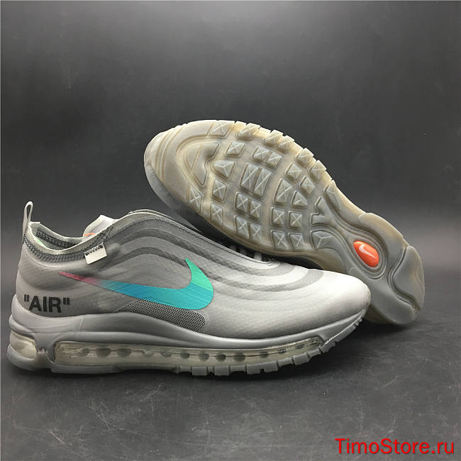 Off-White x Nike Air Max 97 Grey Menta AJ4585-200 - 1