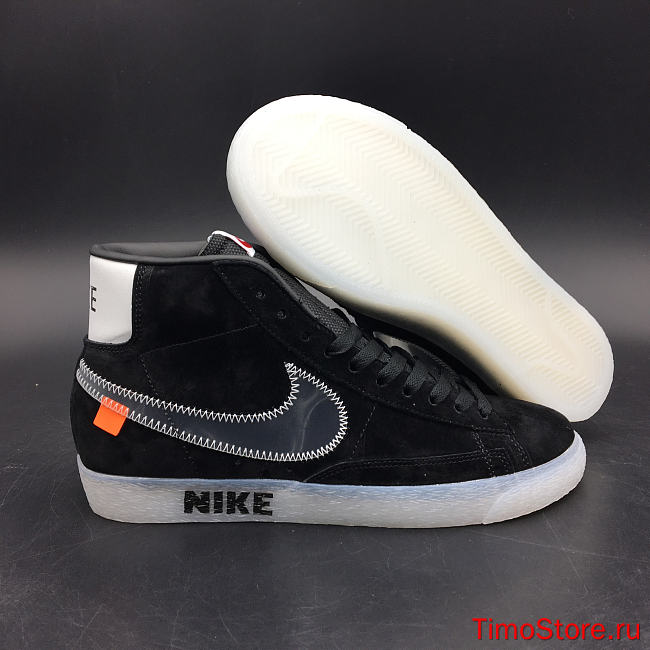 Off-White x Nike Blazer Mid Black AA3832-001 - 1