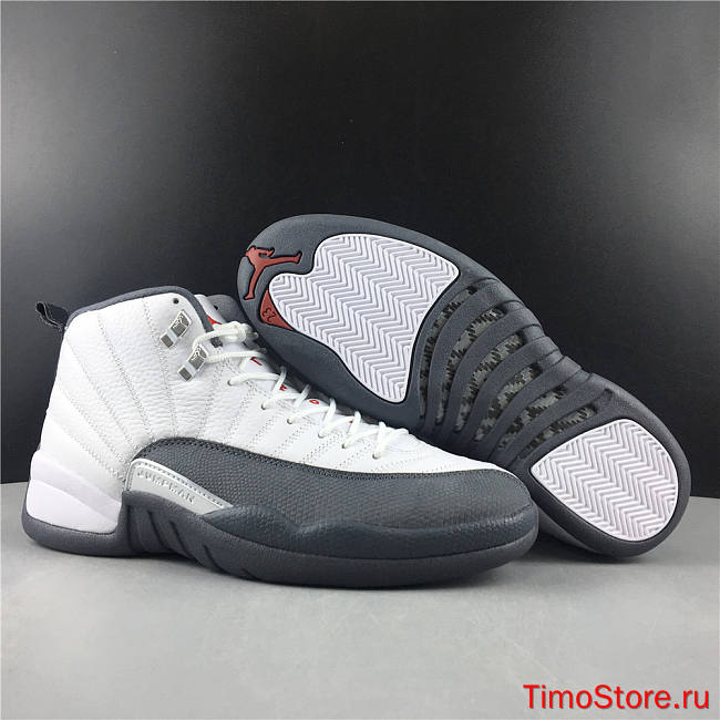 Nike Air Jordan 12 Retro White Dark Grey 153265-160 - 1