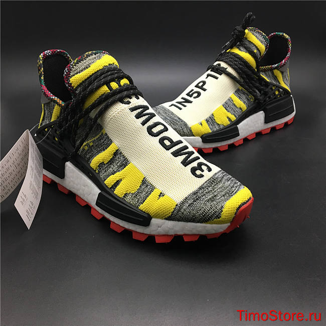 NMD Hu Pharrell Solar Pack Red - 1