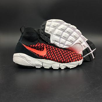 Nike Air Footscape Magista Flyknit Black/Bright Crimson-Gym Red-Cool Grey