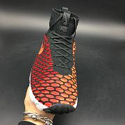 Nike Air Footscape Magista Flyknit Black/Bright Crimson-Gym Red-Cool Grey - 2