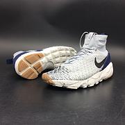 Nike Air Footscape Magista Flyknit Wolf Grey Dark Obsidian - 2