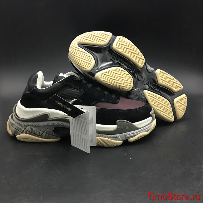 Ba1enc1age Triple S 2.0 Suede Grey Black 506346W09S11214     - 1