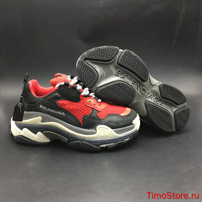 Ba1enc1age Triple S Black White Red - 1