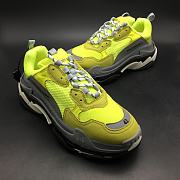Ba1enc1age Tripe S 17FW Fluorescent Green Yellow 483513W9017320 - 3