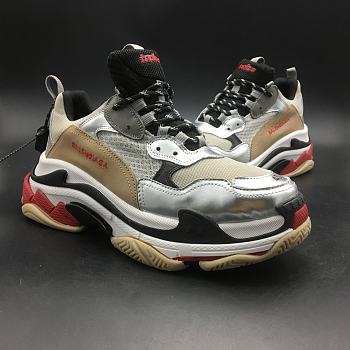 Ba1enc1age Triple S Silver Black 536737W09O31081